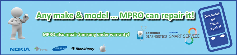 Any make & model MPRO can repair it!
